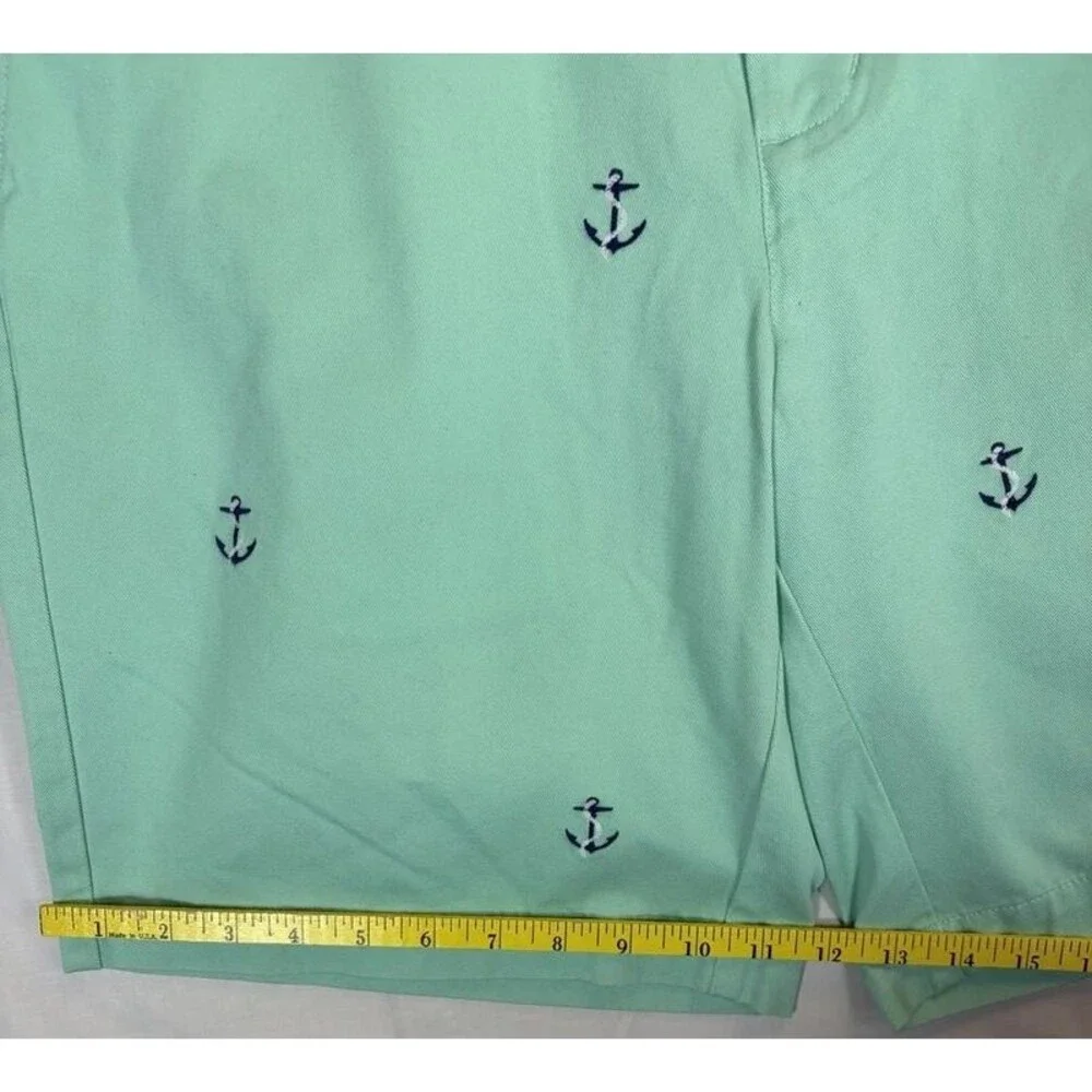 Vineyard Vines Classic Fit 9” Breaker Shorts Green Nautical Men’s 33” NWT
